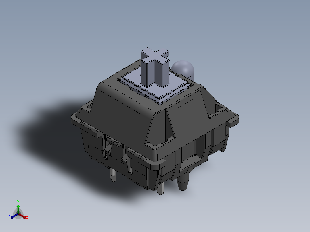 键盘(41)正等轴测图