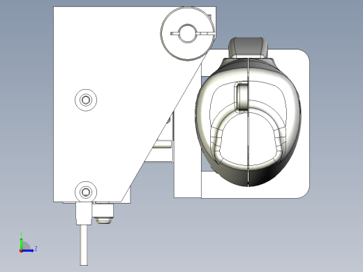 电批缓冲机构左视缩略图