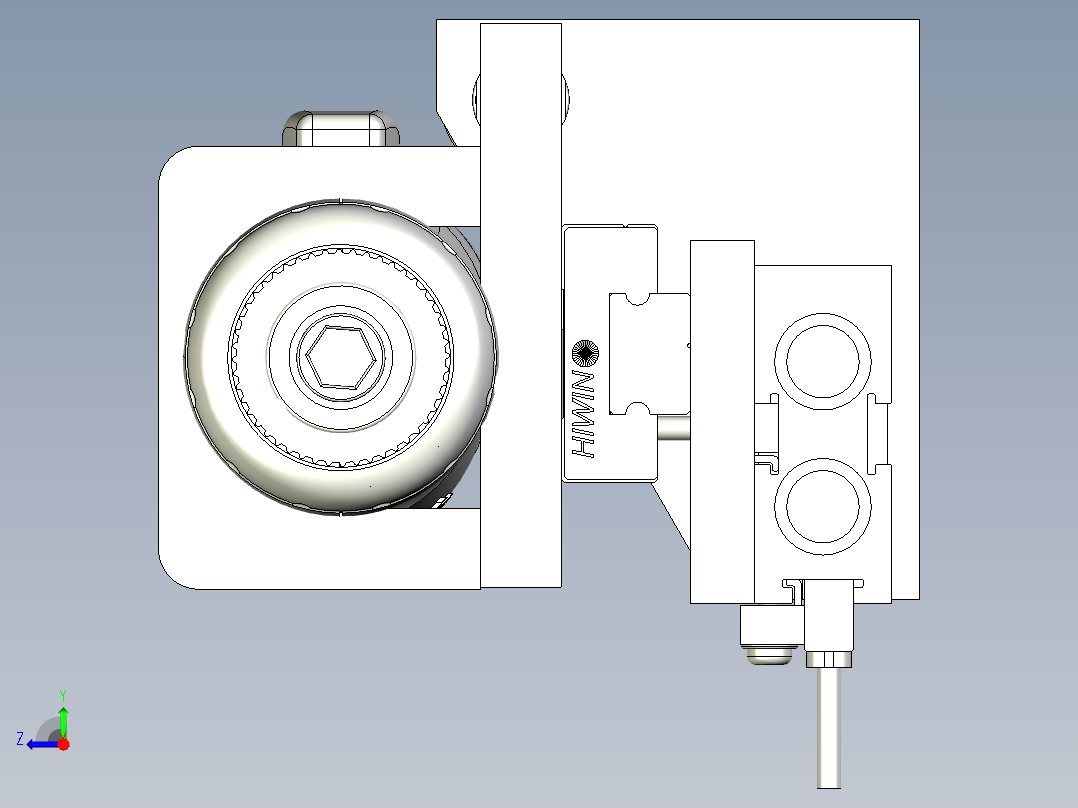 电批缓冲机构右视图