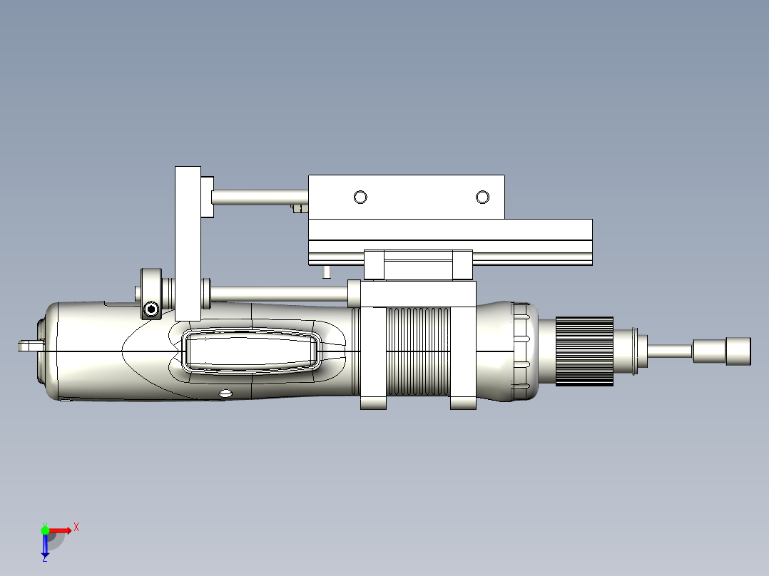 电批缓冲机构俯视图