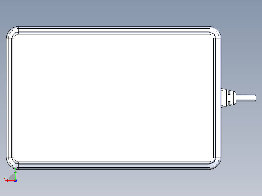 B2005086-RFID 13.56Mhz IC USB读卡器后视图