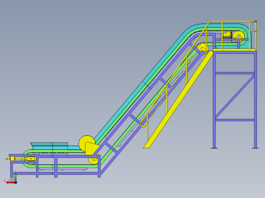 提升皮带传送机后视缩略图