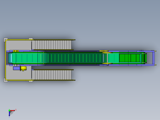 提升皮带传送机俯视缩略图