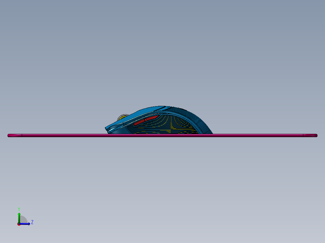 鼠标和鼠标左视图