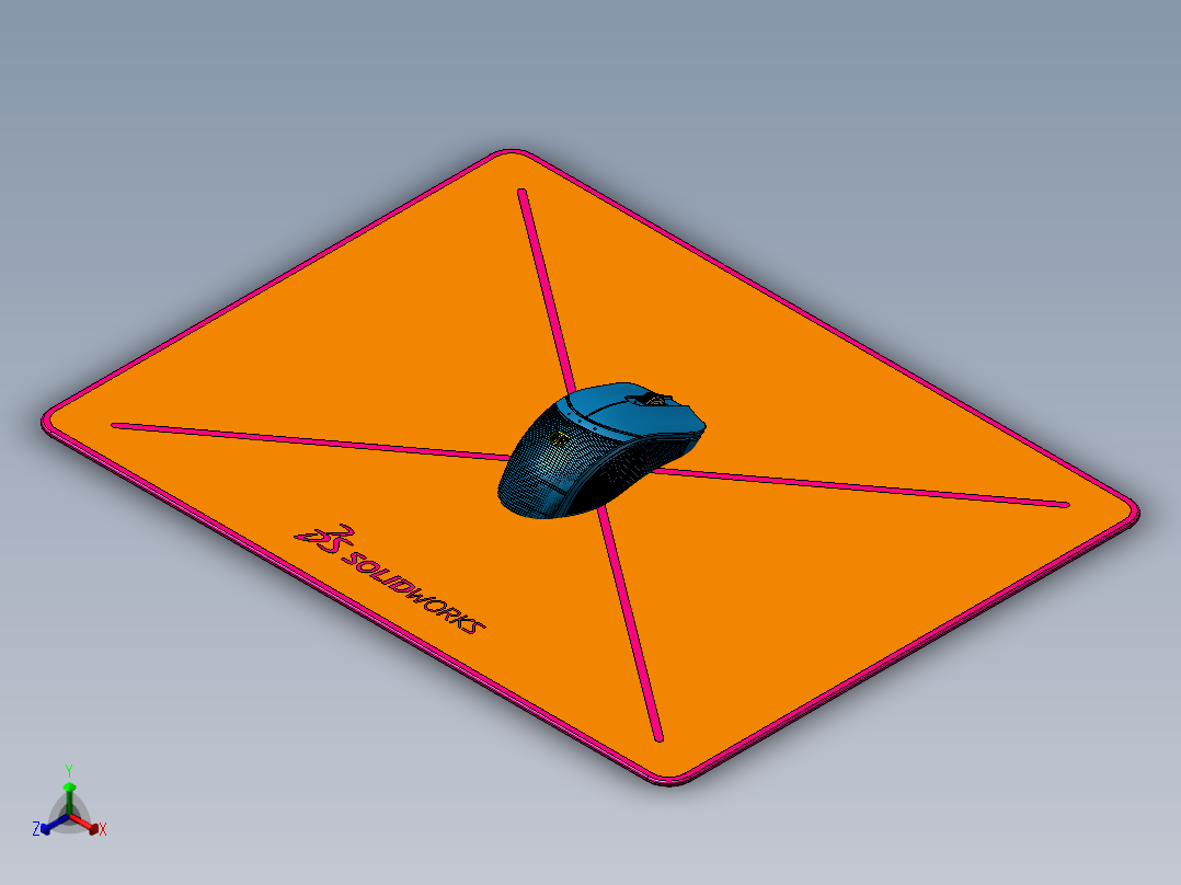 鼠标和鼠标正等轴测图