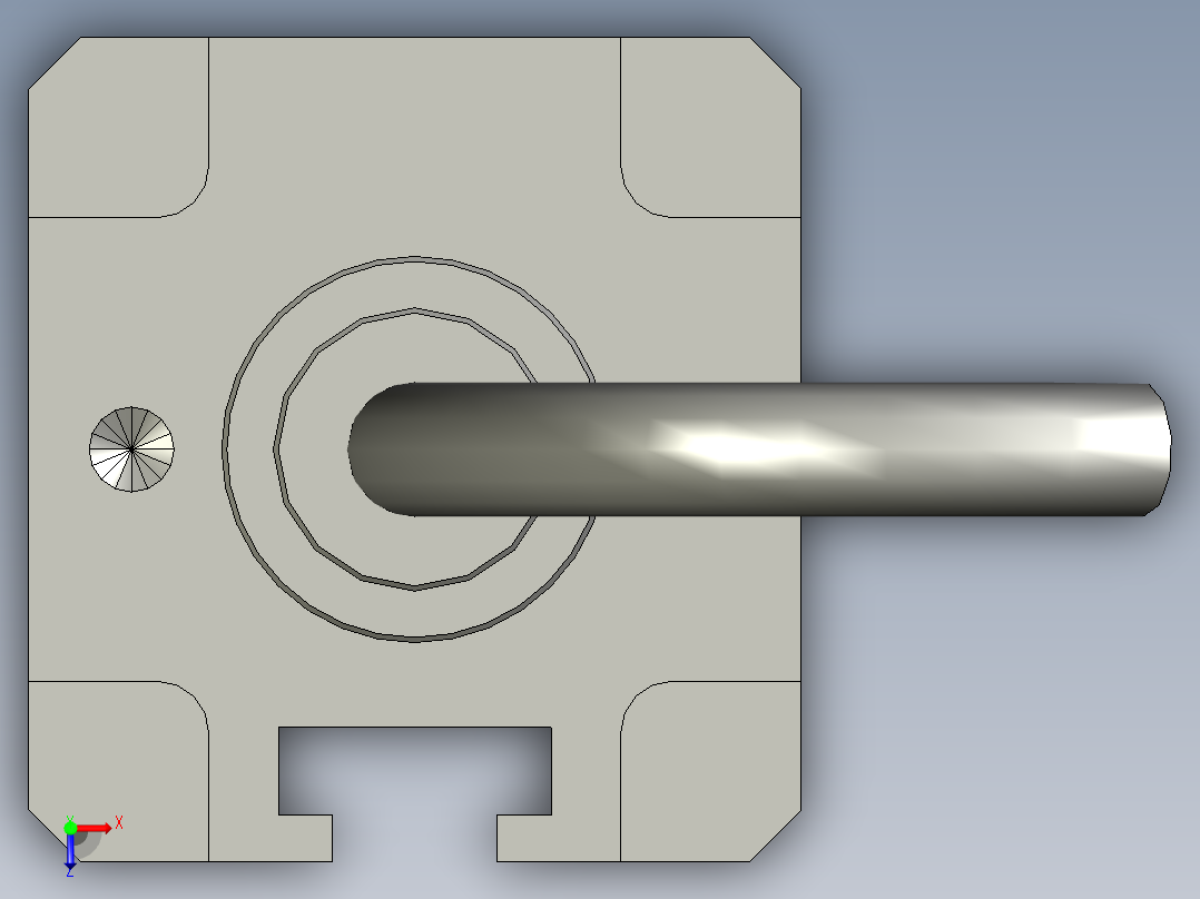 安全光栅澳鑫XA-NB-04-20俯视图