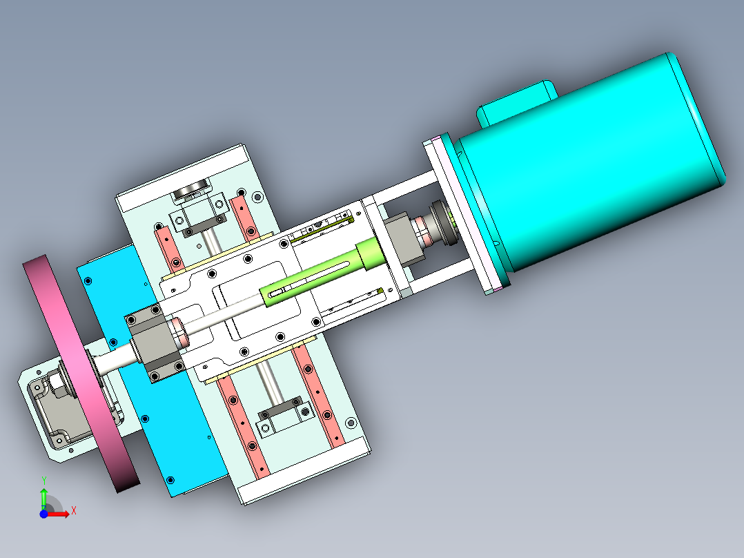 非标打磨设备设计前视图