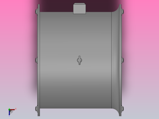 T35系列轴流式通风机（壁式）[T35-11-2.8]俯视缩略图