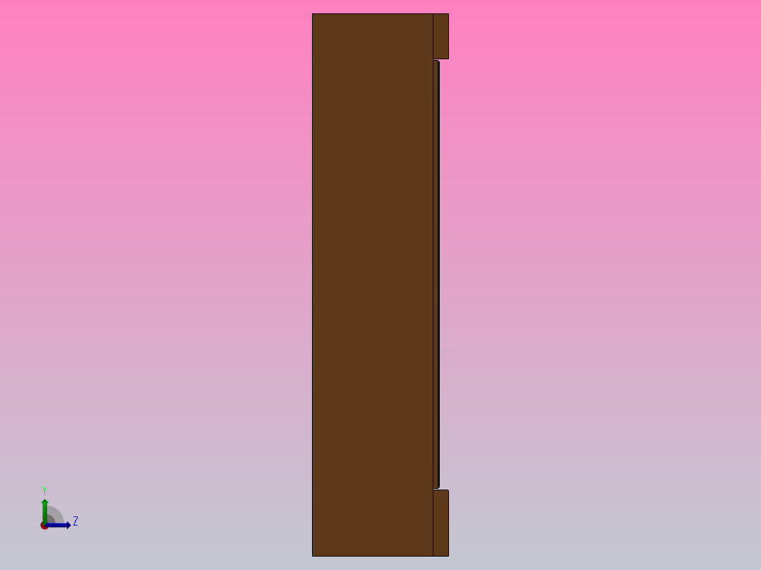 橱柜尺寸为高1.8米，宽2.4米左视图