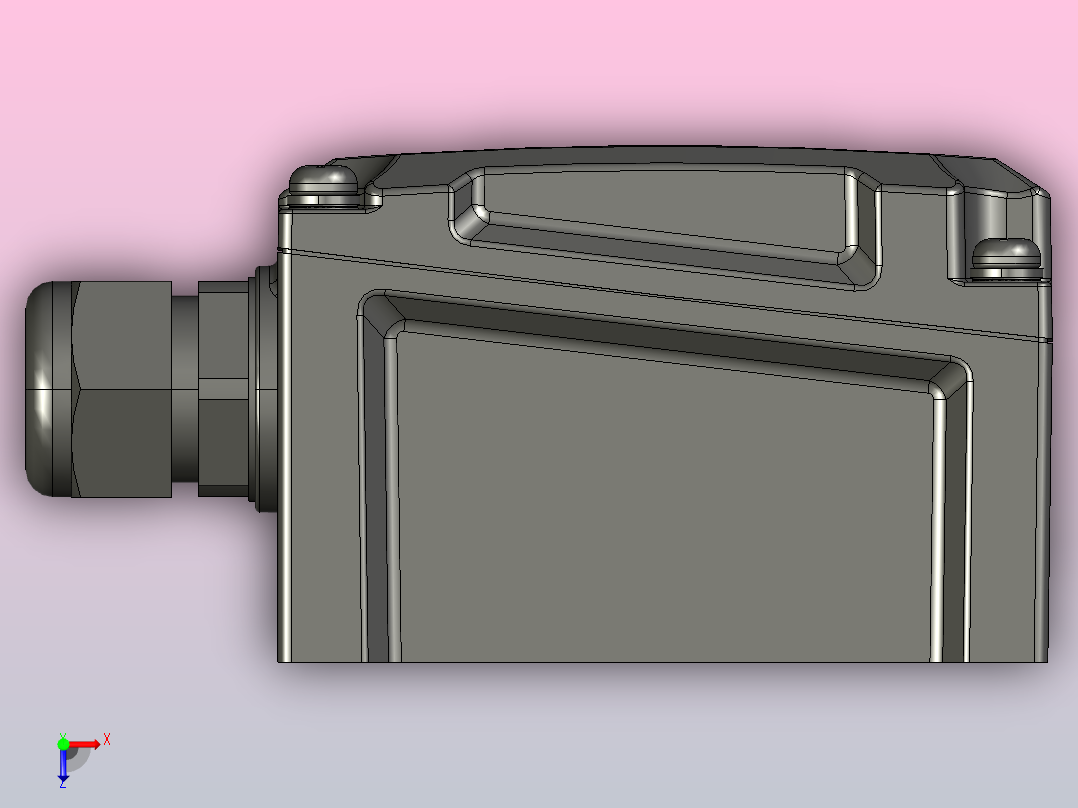 标准减速电机S250RT-R-5～140俯视图