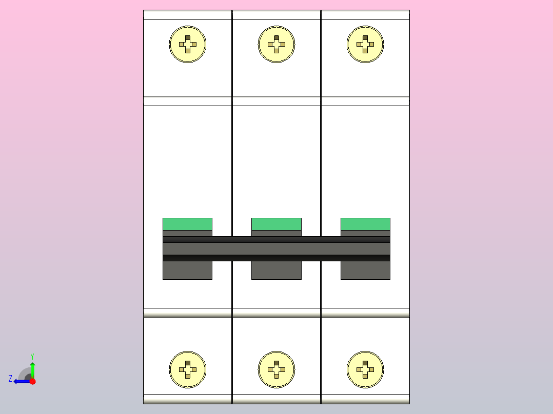 CDB5 隔离开关[CDB5320]德力西右视图