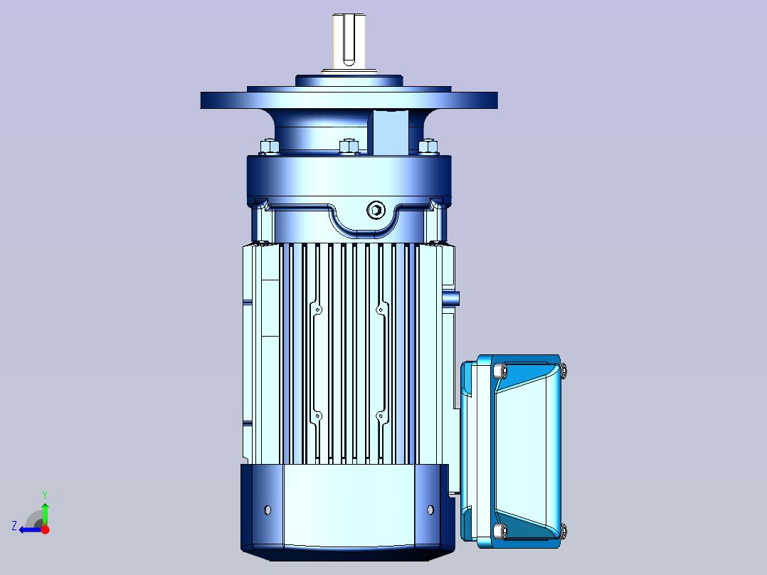 住友(SMT)减速机3D CNVM05-6075右视图