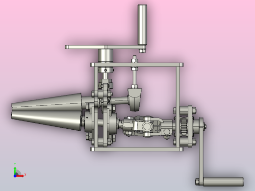 三辊锥形滚压机前视缩略图