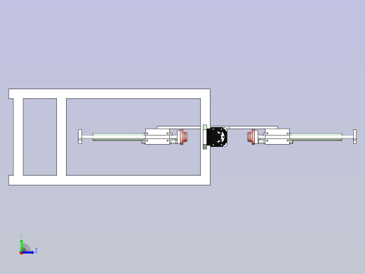 轴承外圈对中翻转机设计左视缩略图