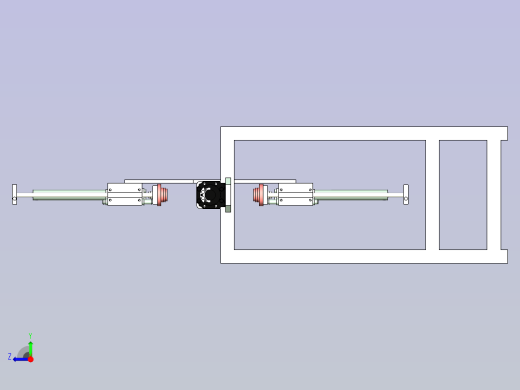 轴承外圈对中翻转机设计右视缩略图