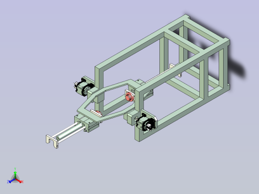 轴承外圈对中翻转机设计正等轴测缩略图