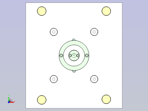 肥皂盒底座注塑模具设计-含模流1645044前视缩略图