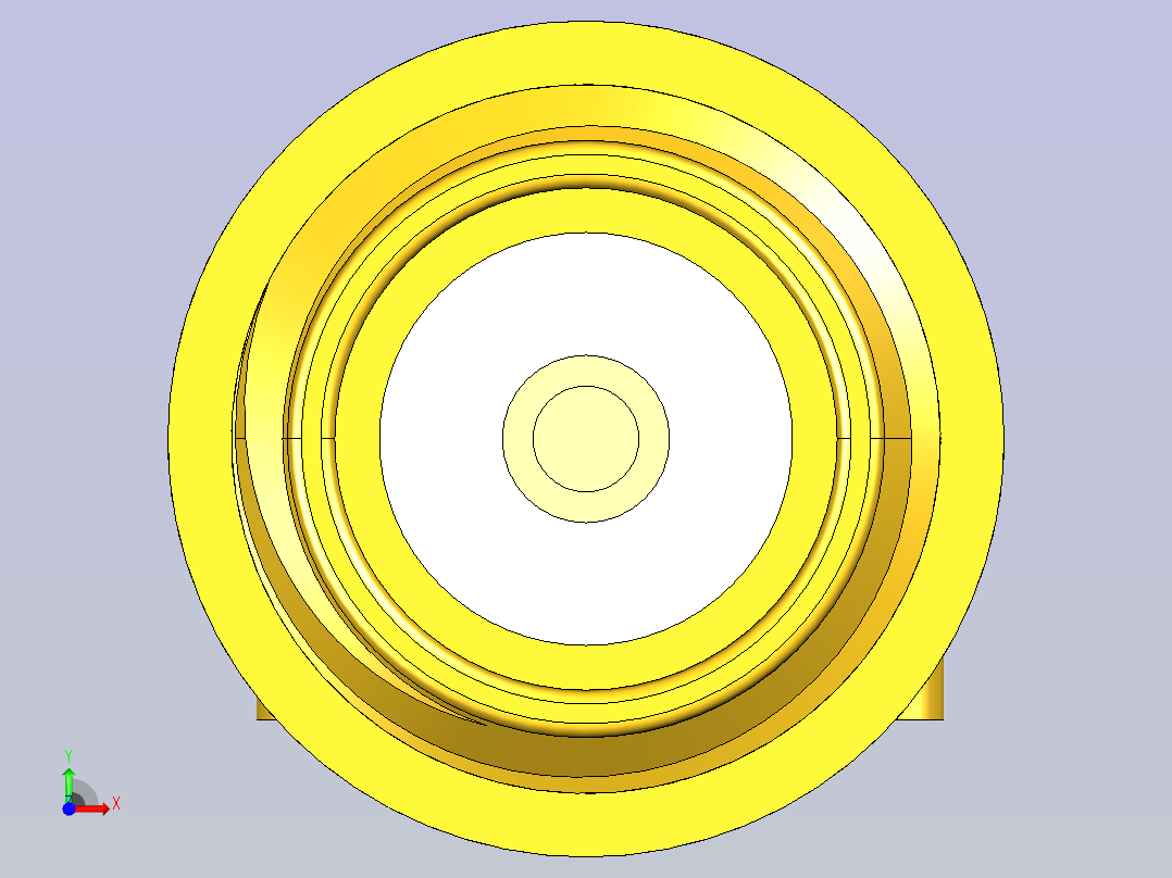 B2000718-SMA 母 PCB 侧装连接器，4 腿前视图