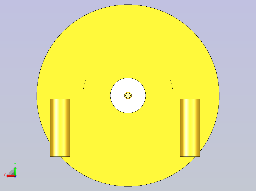 B2000718-SMA 母 PCB 侧装连接器，4 腿后视图