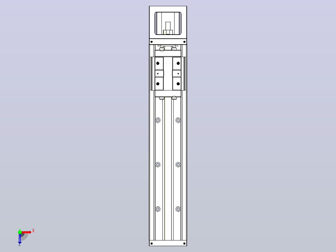 钢基模组TPA-KSR-8610C-440A1-M-F0俯视图