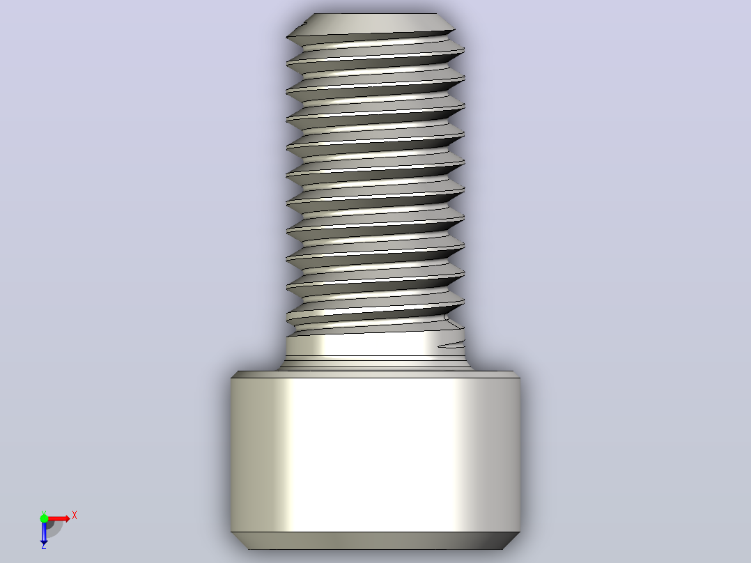 DIN_EN_ISO_4762_M8x16.ipt内六角螺钉俯视图