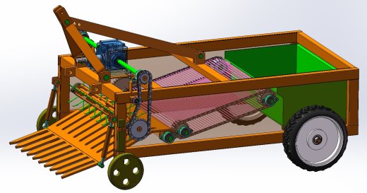 玉米根茬收获机（SW+CAD+说明书）缩略图