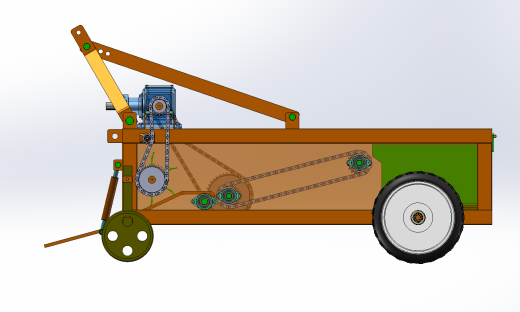 玉米根茬收获机（SW+CAD+说明书）缩略图