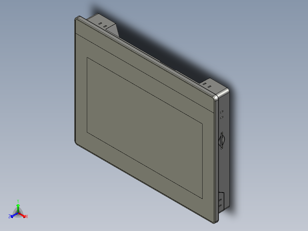 LT2070E 驱动器3D图纸.rar主视图