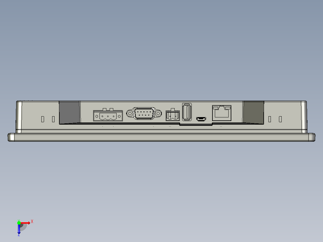 LT2070E 驱动器3D图纸.rar俯视图