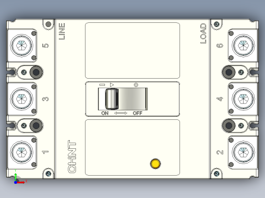 NM1-250S 3P 塑壳断路器（二代） 2019年8月前视缩略图