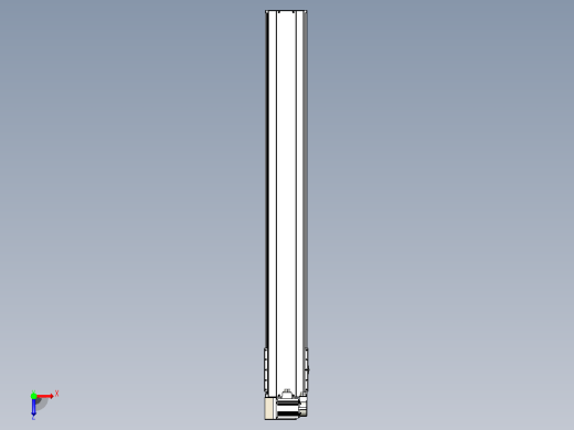 皮带直线轴半封闭可选导轨TPA-HNB-220D-176-L1650-LU-C-P1K-N3俯视缩略图