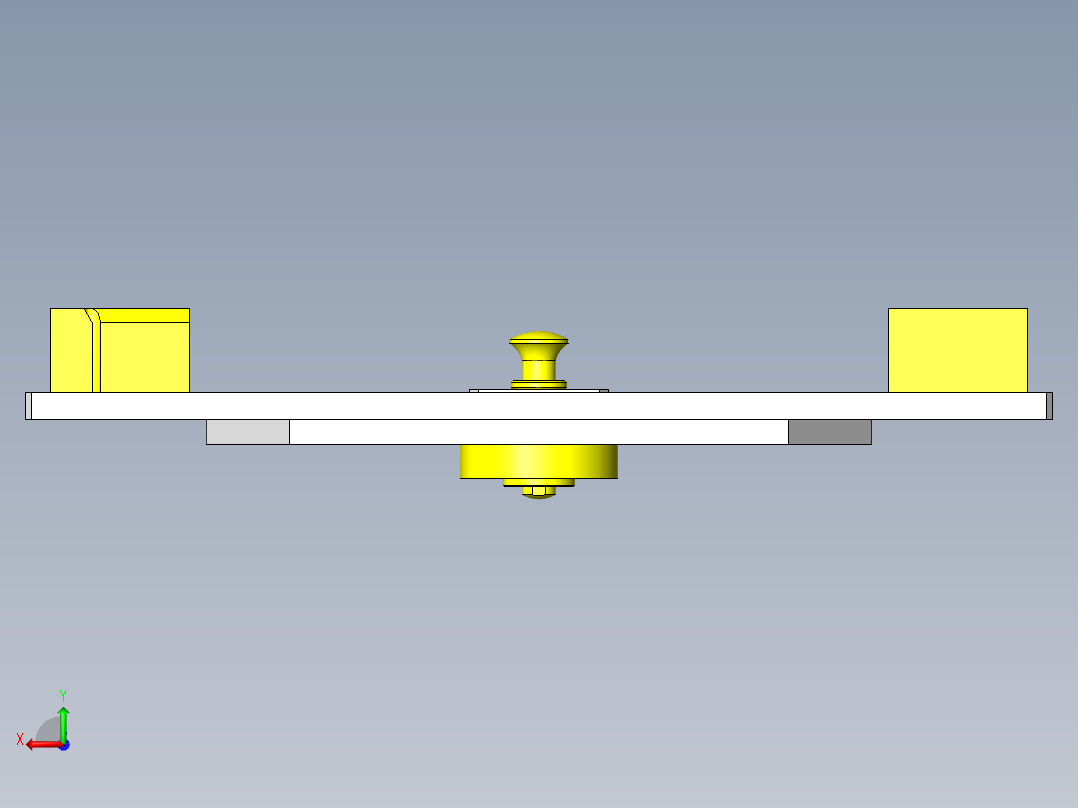 柱塞型旋转组件后视图