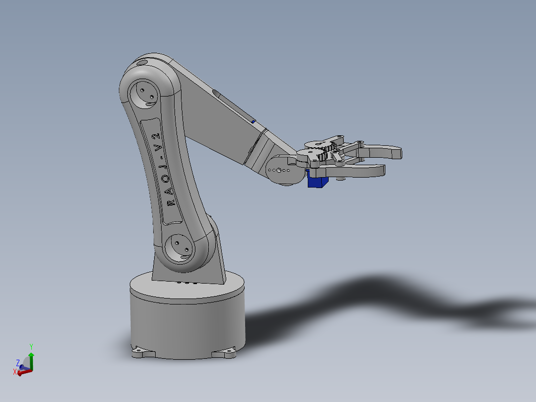 5-dof-robotic-arm-5 SW STL