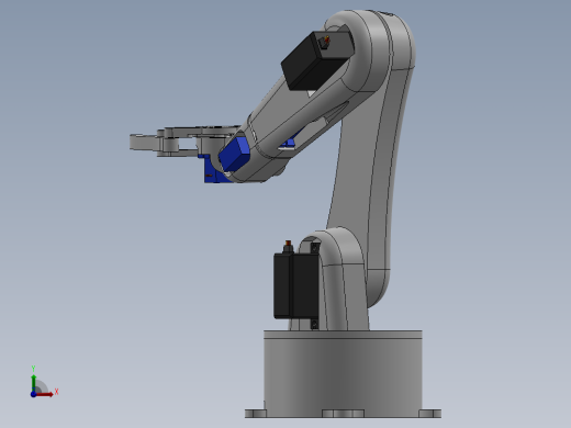 5-dof-robotic-arm-5 SW STL前视缩略图