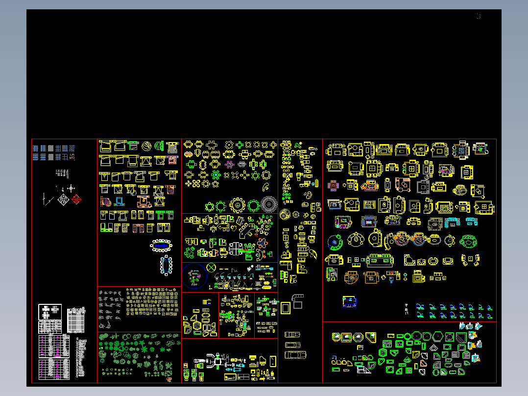 CAD室内装饰图块