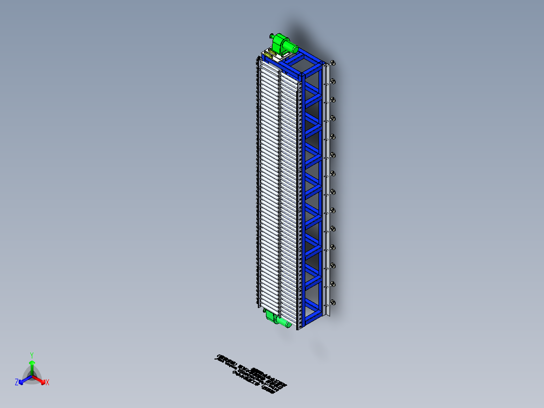 A19_重型双带轴承滚筒线
