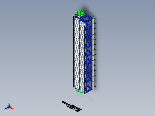 A19_重型双带轴承滚筒线