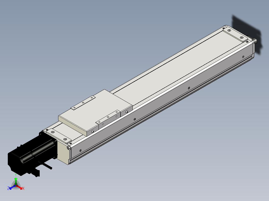 Toyo东佑达直线模组-ECH10-400-BC-400W-A2主视图