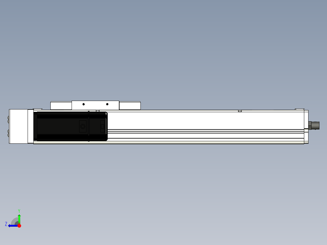 Toyo东佑达直线模组-ECH14-300-BL-400W+煞車右视图