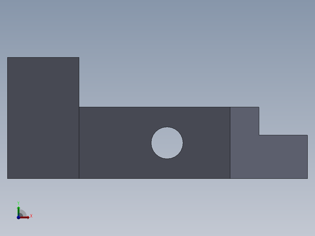 SW建模练习题-practice 72前视图
