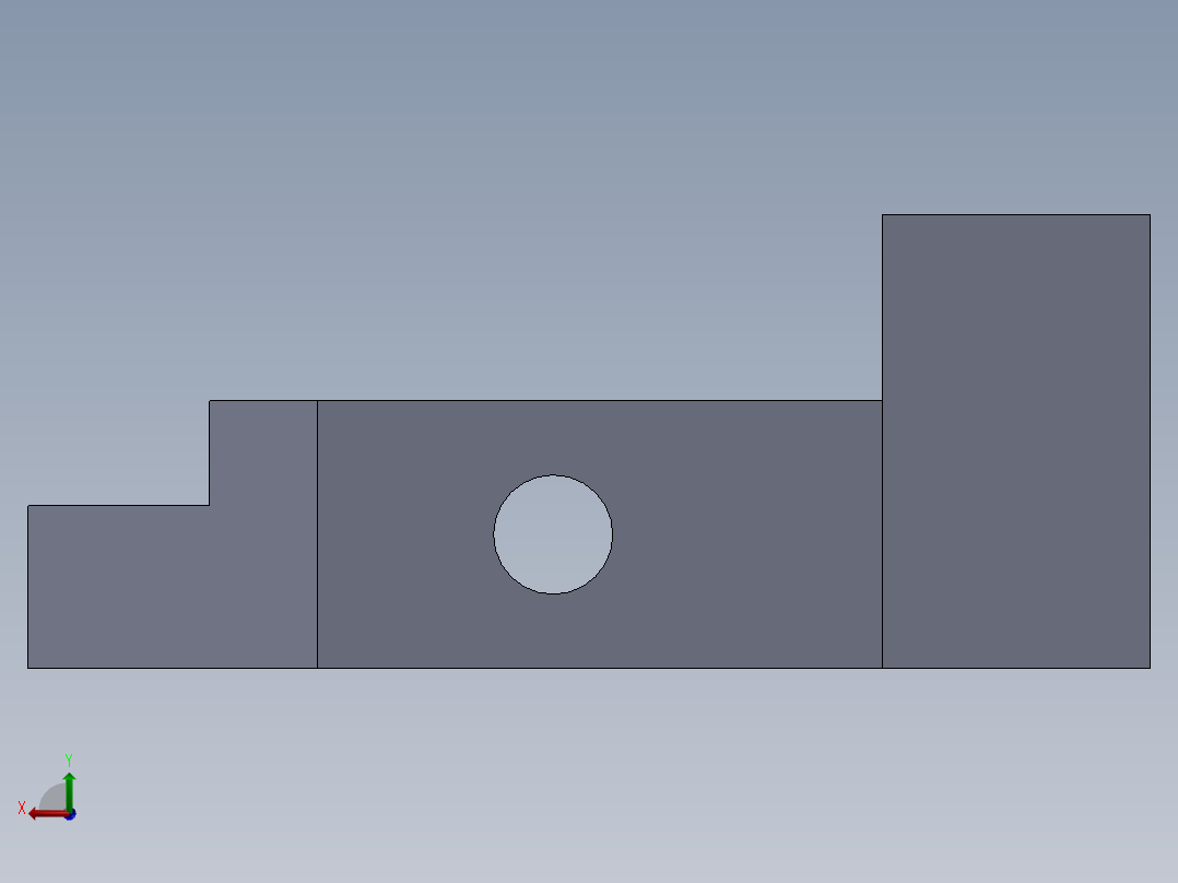 SW建模练习题-practice 72后视图