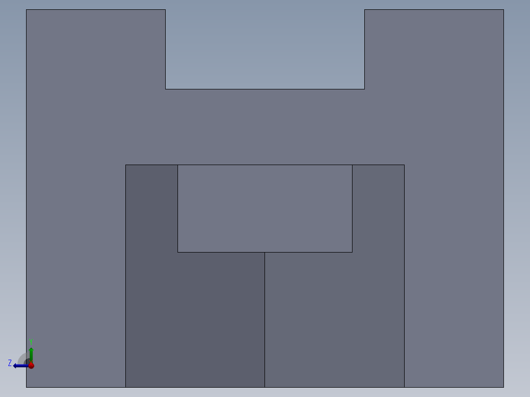 SW建模练习题-practice 72右视图