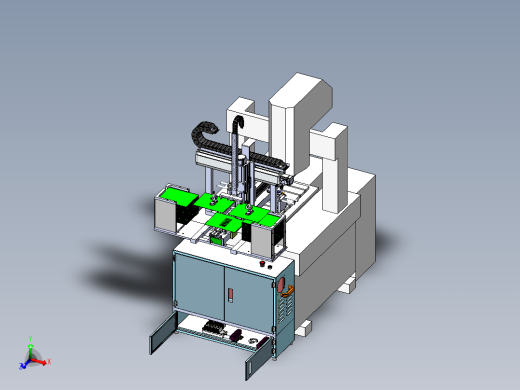 手机屏幕加工3至7寸玻璃自动供料系统 自动化设备3D图纸非标自动化