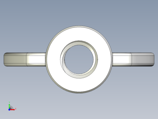WING NUT 5-16in-18 Thread size 9-16in Base Diameter前视缩略图