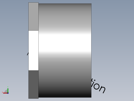 PVC公制管件-90 EndCap左视缩略图