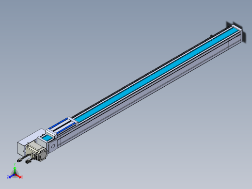 威洛博LB.GB同步带传动--欧规系列LB6A-L65-S1050-BR正等轴测缩略图
