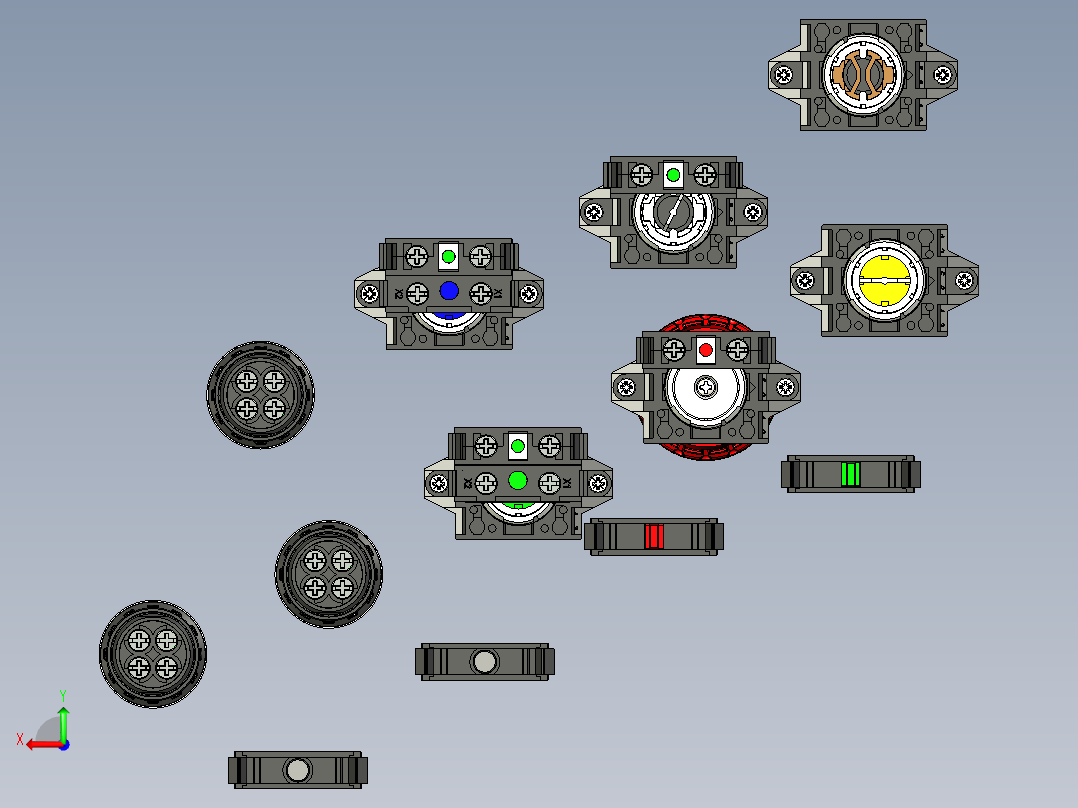 控制开关-3SB6 - Siemens.x_t后视图