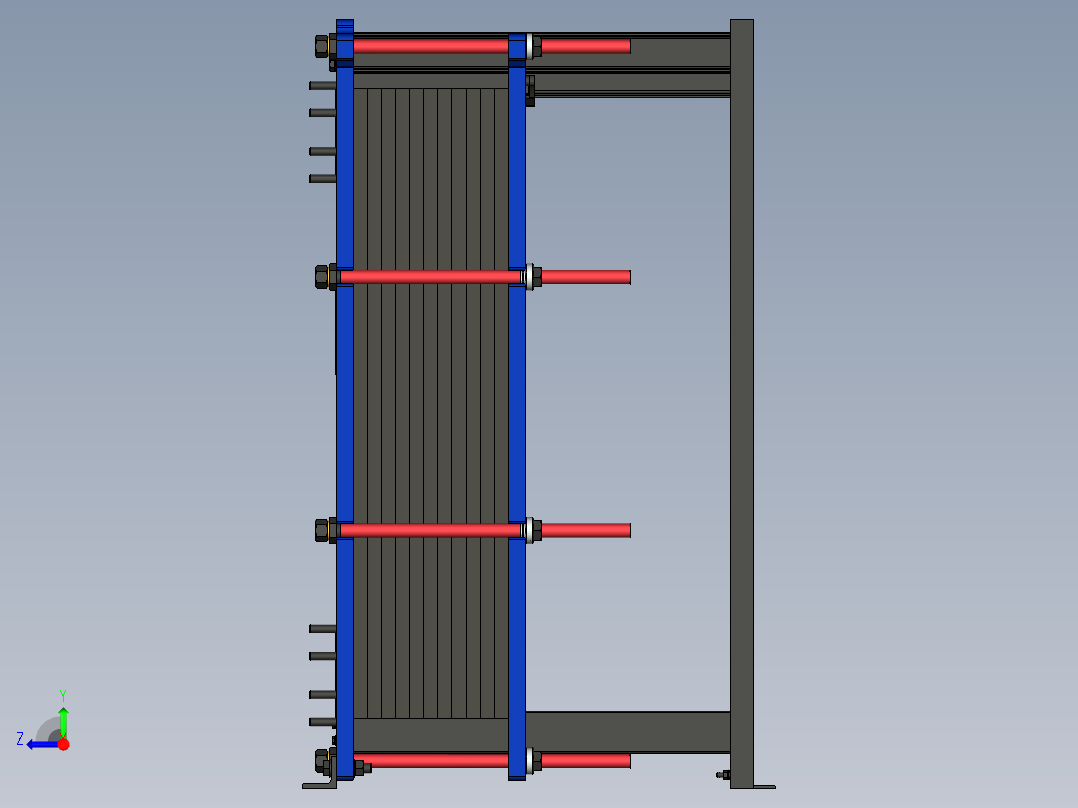 阿法拉伐热交换器：T15 MFM右视图
