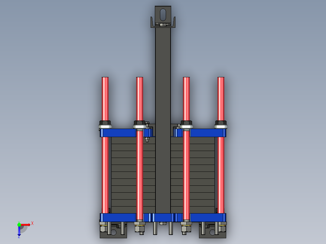 阿法拉伐热交换器：T15 MFM俯视图