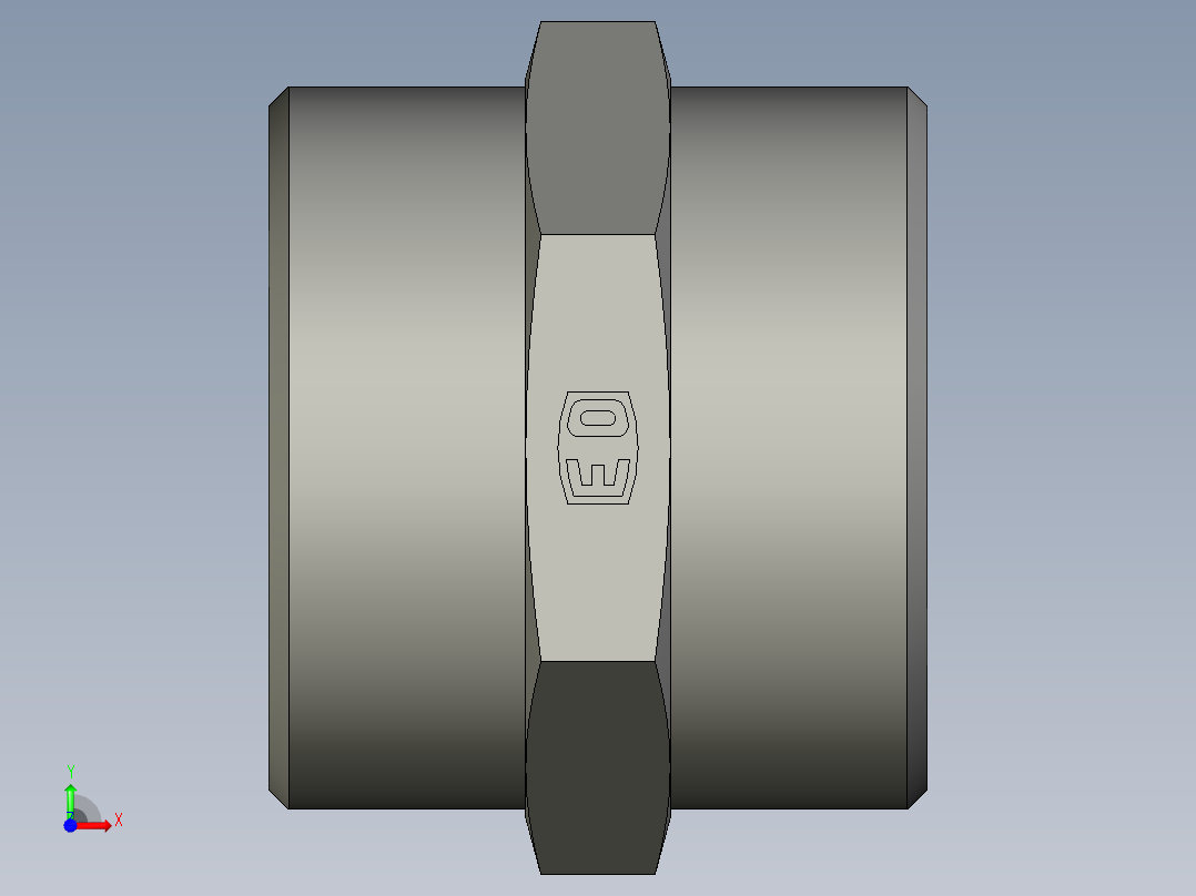 卡套式工业通用硬管接头EO Union G35LCFX前视图